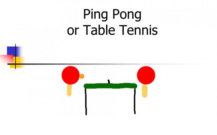 Ping Pong or Table Tennis. Index Historical Clothing and equipment